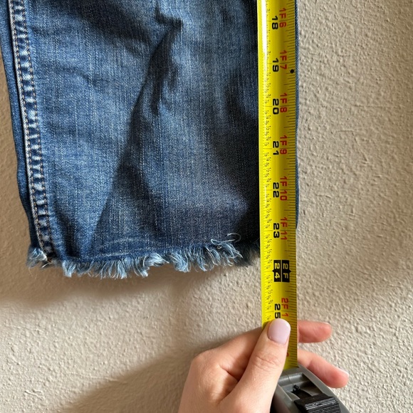 A3 - 197 Madewell straight leg distressed blue denim jeans size 30 straight leg - Picture 7 of 15